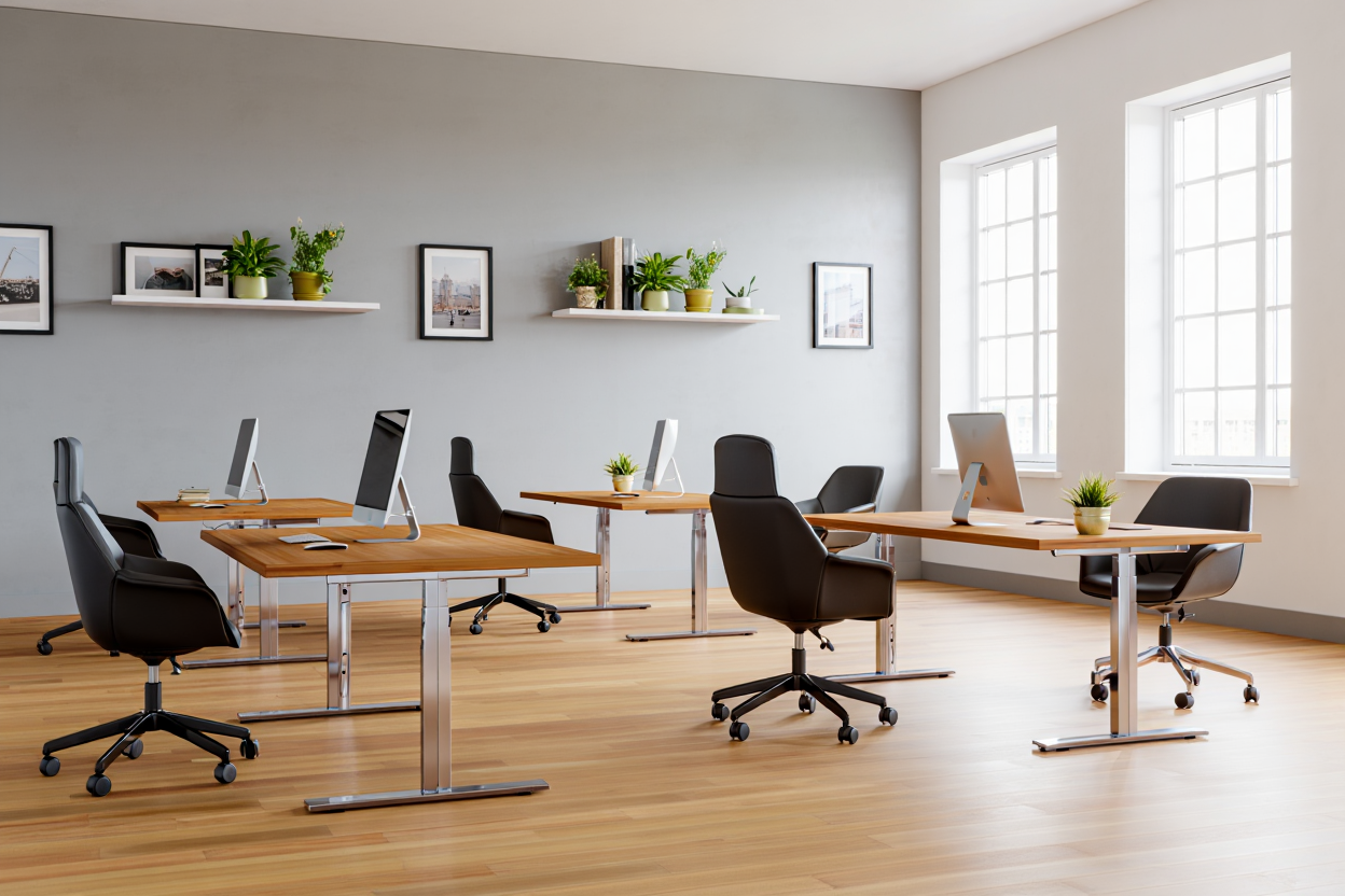 Kolory ścian w biurze – zdjęcia inspirujących aranżacji