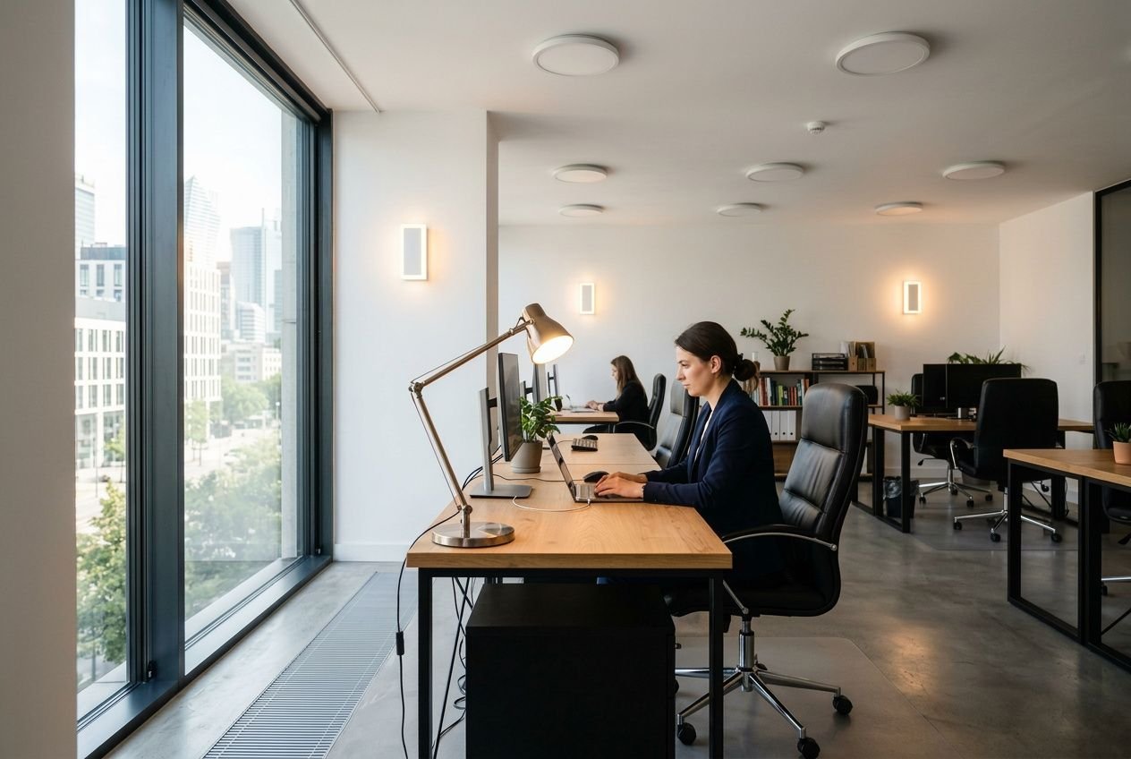 Oświetlenie biura lampy – lampy biurowe LED i sufitowe